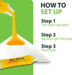 Greenway Pantry Patrol Traps, Non-Toxic Pantry Moth and Insect Control, Gel-Based for Flour Beetles, Grain Storage, and Kitchen Use, 6 Packs (Includes 12 Traps and 12 Lures)