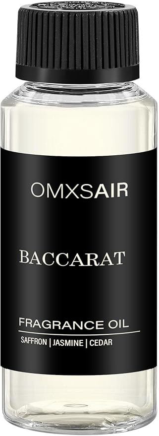 Baccarat Hotel Diffuser Oil Inspired by Baccarat 4.1 Fl Oz(120ml) - Hotel Fragrance Diffuser Oil & Home Luxury Scents - Saffron, Cedar,Ambergris Essential Oils Blend for Aromatherapy Diffuser