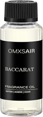 Baccarat Hotel Diffuser Oil Inspired by Baccarat 4.1 Fl Oz(120ml) - Hotel Fragrance Diffuser Oil & Home Luxury Scents - Saffron, Cedar,Ambergris Essential Oils Blend for Aromatherapy Diffuser