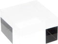 Plymor Clear Polished Acrylic Square Display Block, 2" H x 3" W x 3" D (2 Pack)