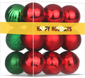 Red & Green 3.2" Large Christmas Balls - Christmas Tree Decoration Ornaments Shatterproof Hanging Balls for Birthday Halloween Holiday Wedding Decorations Set of 18pcs
