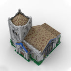 MOC-203438 Medieval Village Monastery Building Set, Modular Building Model Set 8036PCS for Adults, Collectible Display Model Gift (7480PCS)