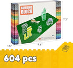 Lekebaby 604 Pieces Classic Building Blocks Creative Bulk Building Bricks Sets, Compatible with All Major Brands, Educational Toy for Boys Girls 6 Years Old and Up