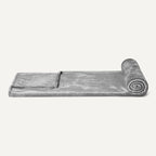 Amazon Basics Soft Fleece Throw Blanket, Lightweight Cozy Blanket for Couch & Sofa, 50 x 60 Inches, Gray