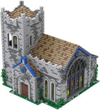 MOC-203438 Medieval Village Monastery Building Set, Modular Building Model Set 8036PCS for Adults, Collectible Display Model Gift (7480PCS)
