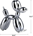 Green Balloon Dog Decor,Balloon Animal Preppy Room Shelf Decor,Cute Statue Home Decors,Office,Bedroom Modern Sculpture Desk Decoration,Green Decorations Gifts