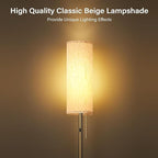 Cordless Floor Lamp for Living Room, with 3 Color Temperature and Pull Cord Switch, Farmhouse Floor lamp 8000mAh Battery Operated Portable Rechargeable Tall Modern Standing Light for Bedroom