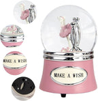 Ballerina Snow Globe, Christmas Music Box Snowglobes, Rotating Ballet Dance Gifts for Girls, 100MM Water Globe Musical Boxes, Plays Melody Fur Elise