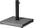 Patio Umbrella Base, 40lbs Outdoor Heavy Duty Square Concrete Stand Market Umbrella, Grey