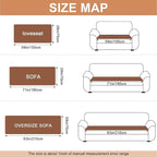 Couch Cover for Dogs, Non Slip Fuzzy Pet Couch Covers for Sofa,Couch Covers for Sofa Pet Friendly,Thick Soft Sofa Slipcovers Cushion Protector(Light Coffee, 28" x 71"/70 x 180cm)