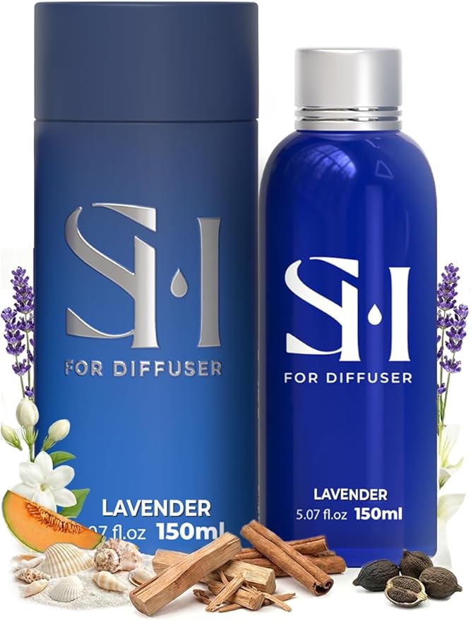 Lavender No.1011 Hotel Diffuser Oil Refill, 5.07 Fl oz | 150ml, Luxury Home Scent Fragrance Oil for Diffuser Ultrasonic and Waterless Diffuser Oil and Crafting, Long-Lasting Aroma