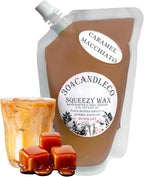 304CandleCo Large Squeeze Soy Wax Melt - 50 SCENTS! - Highly Fragrant & Hand-Crafted - Easy Mix & Match - American Made - Perfect for Wax Warmers (8oz, Caramel Macchiato)