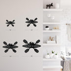SIGNLEADER Metal Wall Art Decor - Kayak with Paddles Sport Minimalist Modern Abstract Wall Sculpture Hanging Home Decoration for Living Room, Bedroom, Bathroom, Kitchen, Studio, Outdoor - 30" Black