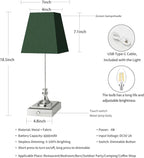 Rechargeable LED Table Lamps with Stepless Touch Control,Light Sliver Cordless Lamp for Living Room&Bedside&Patio&Shower,Small Desk Lamp(6000mAH Battery),1 Pack for Home Decor,Best Gifts for Family