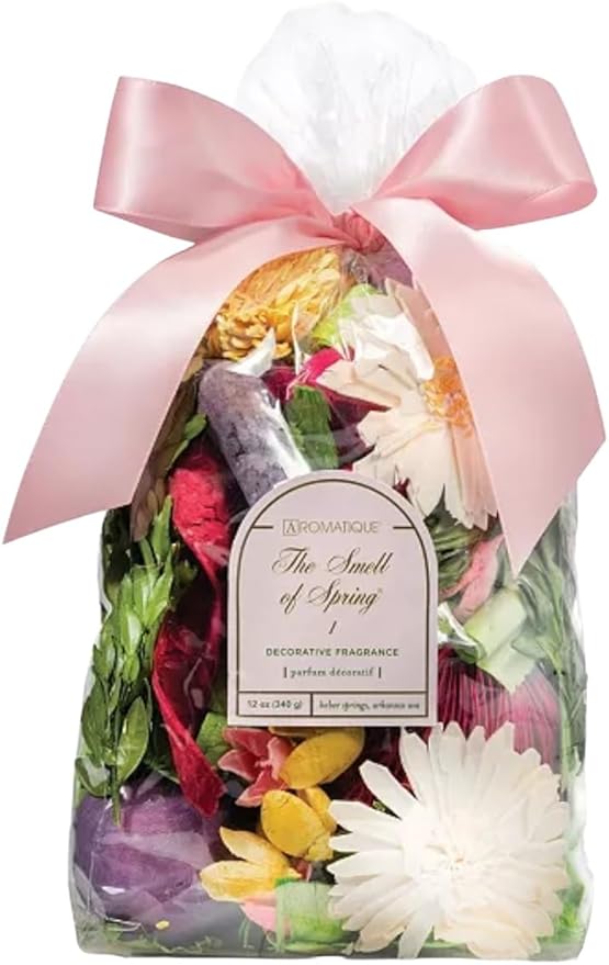 Aromatique, Scented Decorative Potpourri Bag of Fragrant Bowl Filler for Home and Office, Perfect for Bridal Showers, Holidays, Decorative Bowls, Fragrance (Smell of Spring, 12 oz)
