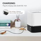 YONGYAO Night Lights Bluetooth Speaker, Alarm Clock Bluetooth Speaker, Dimmable Multi-Color Changing Bedside Lamp, Touch Sensor Wireless Speaker with Lights, USB/MicroSD/AUX Support