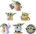 Baby Yoda Gifts,Baby Yoda Action Figure 2.2-Inch,Baby Yoda Doll,Baby Yoda Toys for Kid, Souvenir Desk Decoration for Adult(6 Pack)