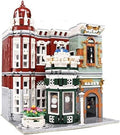 General Jim's Street View Vintage Antique Shop Modular City Building Block Set, 3,037 Pieces with Light Kit, European Town Architecture Display Model Toys & Bricks | GJ ACS