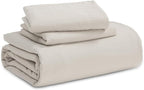 Bedsure Twin Duvet Cover Only - Prewashed Extra Soft All Season Bedding, Includes 1 Duvet Cover Twin Size 68x90 Inches with Zipper Closure, Linen, Comforter Not Included