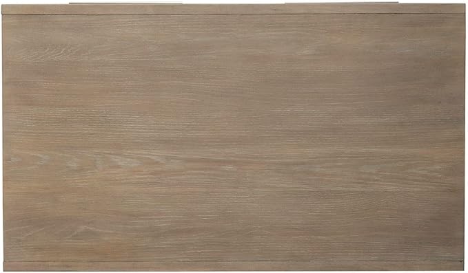 Liberty Furniture Brentwood Cocktail Table with Drawer Storage for Living Room - Sandstone Oak Wood