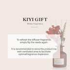 Reed Diffuser Set – Scented Diffuser with Sticks Home Fragrance Diffusers for Home Reed Diffuser for Bathroom Shelf Decor (4.06oz Gardenia White Tea)