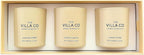 3 Candle Luxe Box Gift Set | Ocean Stone | Lavender Ember | Coastal Santal | 3.5oz Each | Poured in The USA |
