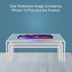 6PCS Acrylic Display Risers, 3 Sizes Clear Product Stand, Jewelry Display Riser Shelf Showcase Fixtures For Collectibles Display, Toy Figure Display