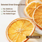 Fraunitsh Dried Orange Slices 8.8oz/250g | Dehydrated Orange Slices for Cocktails, Cakes, Baking, Potpourri, Garnishes | All-Natural Dried Fruit Citrus | Sugar Free