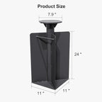 PURPLE LEAF In-ground Patio Umbrella Base YM4012 Weighted Outdoor Umbrella Base 24.41"(H) X 11.42"(W)