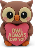 Sweethearts Figurine – Miniature Home Accent, Small Tabletop Ornament for Shelf, Desk, or Living Room Décor – Owl