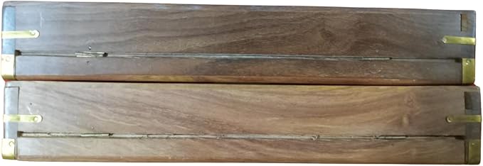 Wooden Coffin Incense Burner Incense Holder - Set of Two - Aromatherapy and Air Freshener