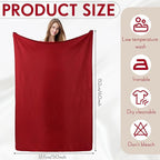 Shimeyao 24 Packs Fleece Throw Blanket Soft Warm Lightweight Fleece Blanket Cozy Throw Bulk for Bed Couch Sofa Home Office Wedding Gifts Suitable for Seasons, 50 x 60 Inches(Rustic Color)