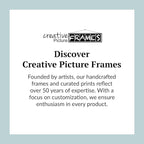 Creative Picture Frames 8.5 x 10.87 Magazine Frame with Full-Strength Glass, Holds Up To A 1/4" Thick Media with Installed Hangers for Easy Mounting, 11x14 Manhattan Black Frame with White Mat