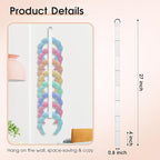3 PCS Headband Holder Organizer for Girl，headband storage，Hanging Hairband Storage for Women，Headband organizer，White Hair Hoop Display Hair Accessories Organizer Bedroom College Dorm Decor ﻿