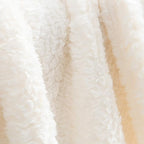 Ultra Soft Cozy Sherpa Throw Blanket, Solid Antique White Light Weight Warm Decorative Boho Style Plush Throw Blanket Cover for Sofa, Couch, Bedroom,Travel, Pattern Reversible, 50”x60”