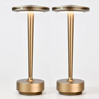 Cordless Table Lamp Rechargeable,6000mAh Battery Operated LED Desk Lamp 3 Color Stepless Touch Dimming,Waterproof Portable Memory Function Light for Bedroom,Outdoor,Patio,Dining,Restaurant Bronze 2P