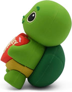 Sweethearts Figurine – Miniature Home Accent, Small Tabletop Ornament for Shelf, Desk, or Living Room Décor – Turtle