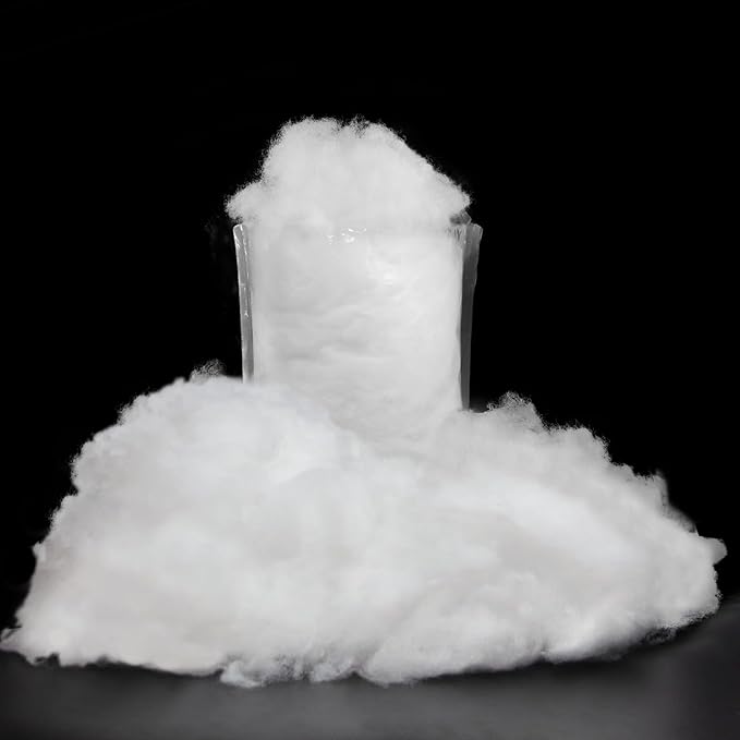 Christmas Fake Snow Decoration,10.6Oz(1 Bag) White Artificial Snow Cotton Fluffy Fake Snow for Mantle Village,Nativity Set,Faux Snow Christmas Tree Decor,Winter Indoor Home Decoration