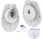 Shower Timer Clock Waterproof, Digital Bathroom Kitchen Wall Clock with LCD Display, 12/24 Hour Format, Temperature, Countdown Timer, Suction Cup, Hanging Hole