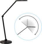 Vari LED Studio Lamp- Varidesk Modern Desk Lamp for Home Office- Flexible Positioning, Stable Base- Three Color Settings- Bright Task Lamp- Ideal for Study Area and Workspaces