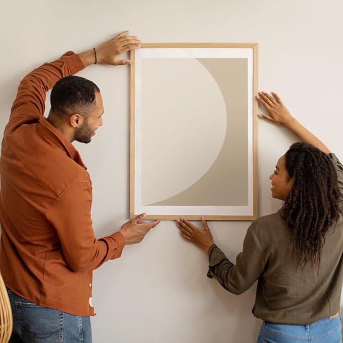 11x14 Picture Frame Wooden with Real Glass for Wall, Display 8x10 Picture with Mat or 11x14 without,Art Poster Frame,Perfect for Home Décor Gifts