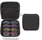 Adjustable 4/7 Slot Eyeglasses Holder Storage Box Portable Sunglasses Organizer Case Sunglass Storage Holder(Small)