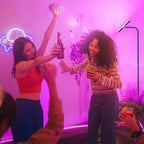 RGB Floor Lamp, 36W Bright LED Standing Lamp, Stepless Dimming Color Changing Torchiere Floor Lamps with Remote, 350°Rotating Modern Tall Floor Lamp for Living Room, Gaming Room