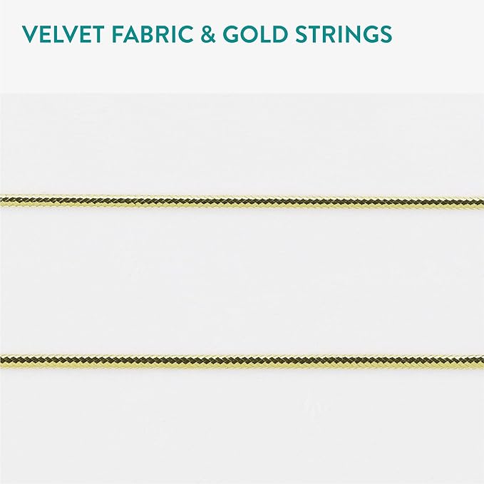 Navaris Fabric Memo Bulletin Board - 12" x 17" Velvet Memory Board for Wall to Display Photo Collages, Pictures, Notes - Includes 6 Push Pins - White