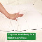 Luxurious Down Pillows - Standard Size, High Fill Power, Breathable Cotton Blend Shell,Down Pillow Ideal for Every Night