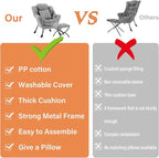 Lazy Chair with Ottoman, Large Lounge Accent Chair with Ottoman and a Throw Pillow, Light Gray Reading Chair for Living Room Bedroom Dorm Room Office Apartment Relaxing Use