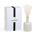 LAFCO New York Signature Reed Diffuser, Feu de Bois - 15 oz - Up to 9 Months Fragrance Life - Reusable, Hand Blown Glass Vessel - Natural Wood Reeds - Made in The USA