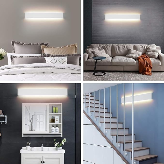 Ralbay LED Modern Vanity Light 32.67"/30W Aluminum Up and Down Modern LED Vanity Lights for Bathroom
