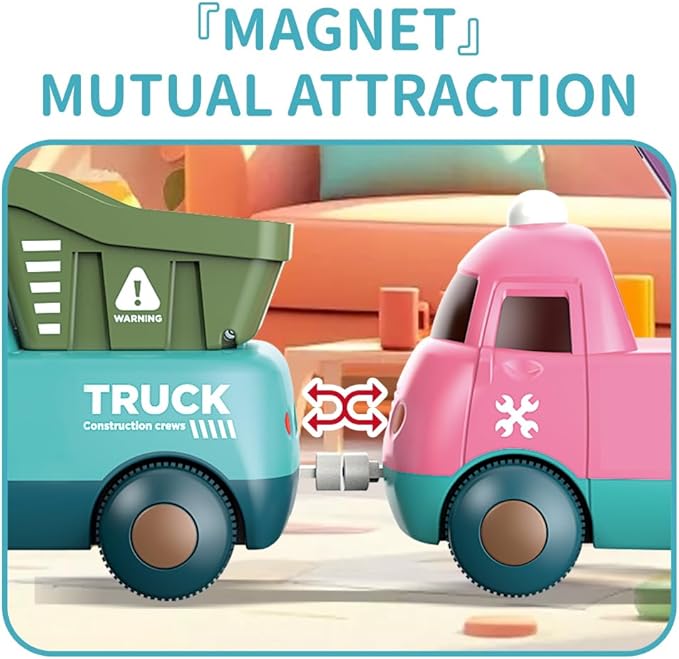 Kids Electric Train Toys with Tracks - Lighting & Music Trains for Boys Girls, Choo Choo Train，Magnetic Connection, Battery Operated, Birthday Gift for Boys Girls Age 4 5 6 7 8 (19052D-1)