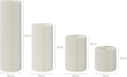 4Pcs Cylinder Display Stand - Foldable Paper Pedestal with Square Acrylic Plate for Shoes & Handbags, Retail Store, Boutique, Home & Wedding Decor, Party Events